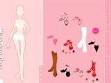 Delight paper doll - Juegos de Vestir Online