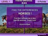 Find the differences horses - Juegos de Vestir Online
