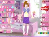 Girl pyjamas dressup