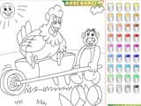 Kid s coloring the friends - Juegos de Vestir Online