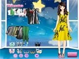Night blue girls dressup