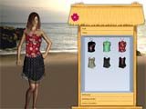 Sandy beach dressup - Juegos de Vestir Online