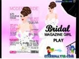 Bridal magazine girl