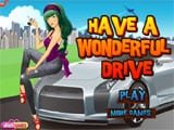 Have a Wonderfull Drive - Juegos de vestir gratis online para chicas