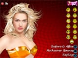 Kate Winslet Makeover - Juegos de vestir y maquillar para 2 jugadores