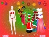 Sweet girl christmas dressup - Juegos de vestir y maquillar